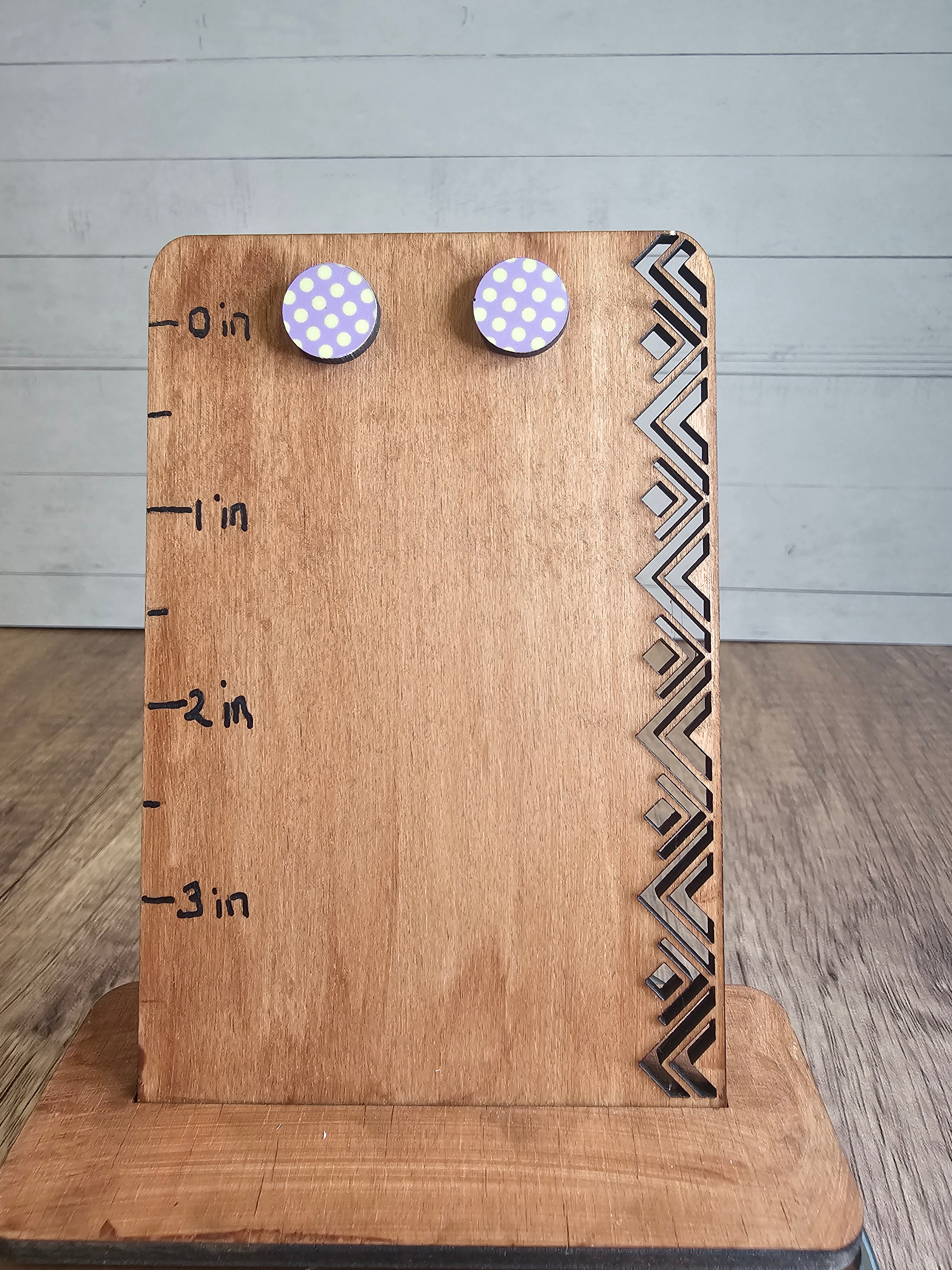 .5" Round Earrings