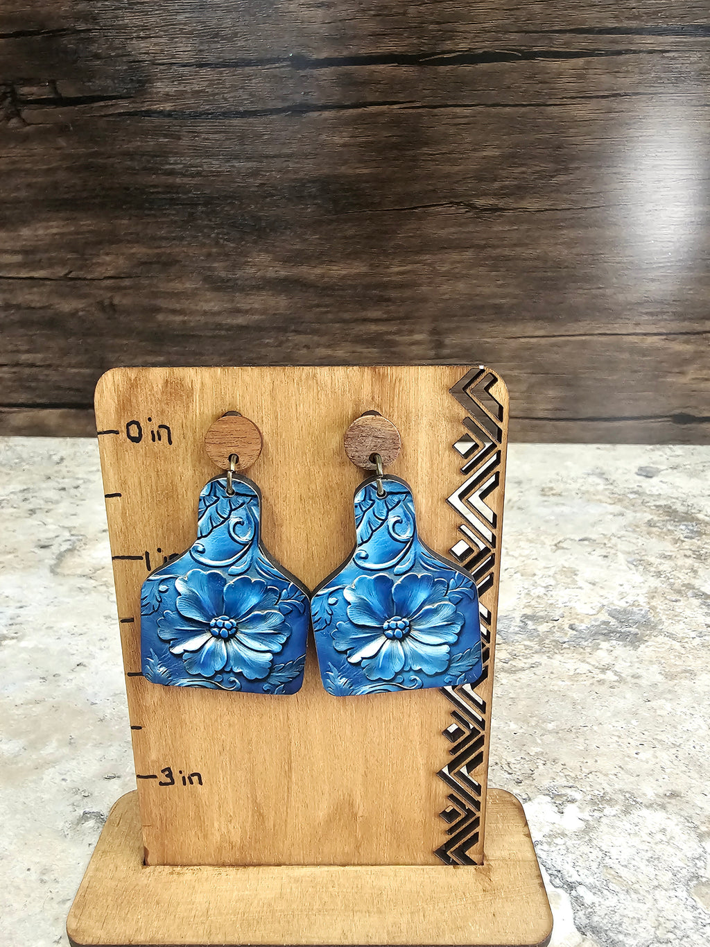 Western Cattle Tag Earrings