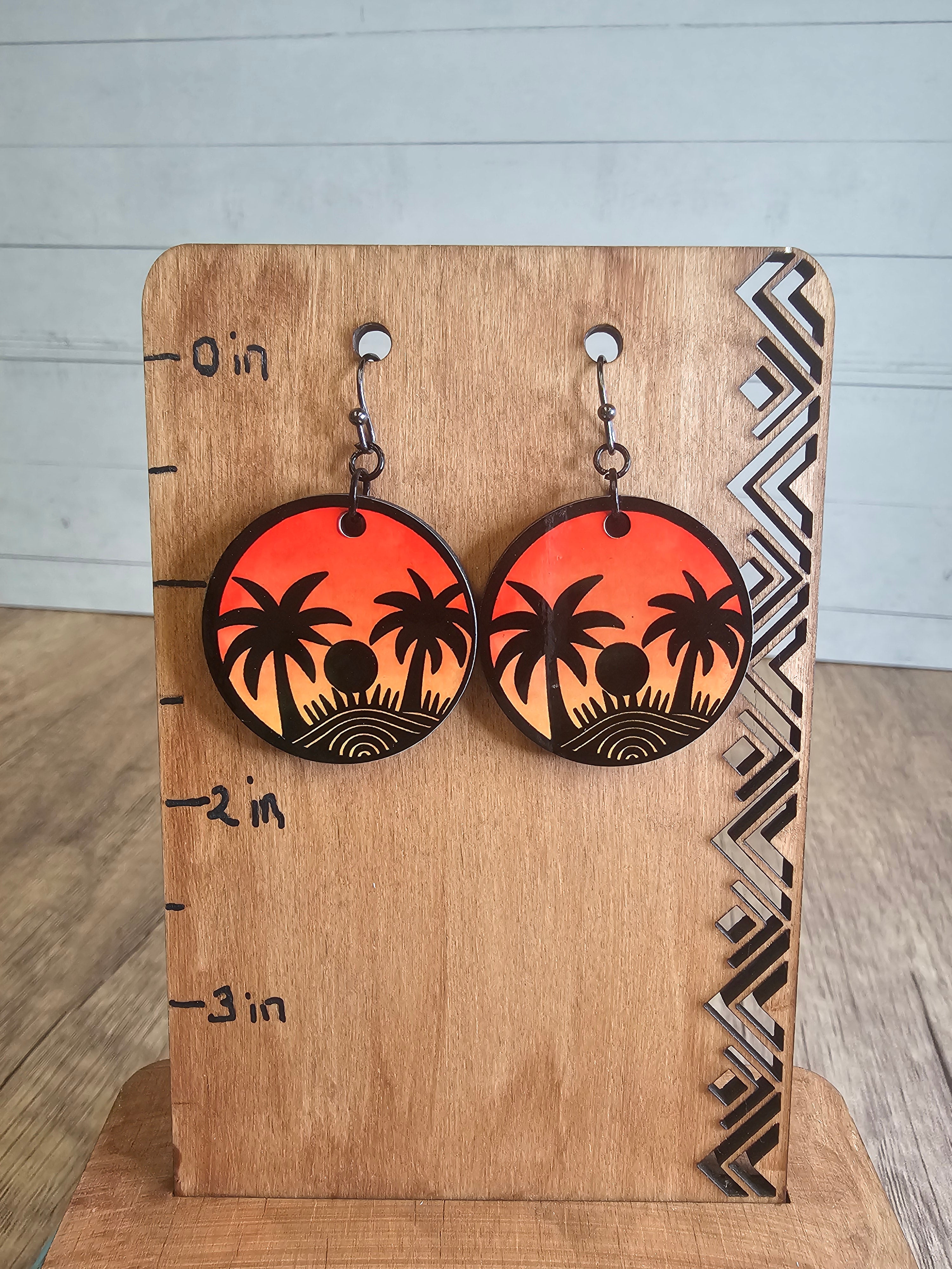 Ocean Scene Earrings