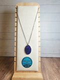 Silver and Resin Necklace