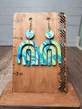 Acrylic Dangle Arch Earrings