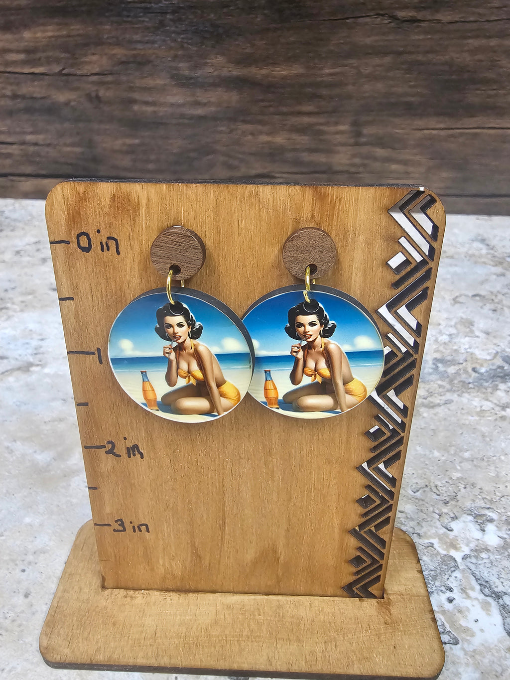 Pin Up Girl Earrings