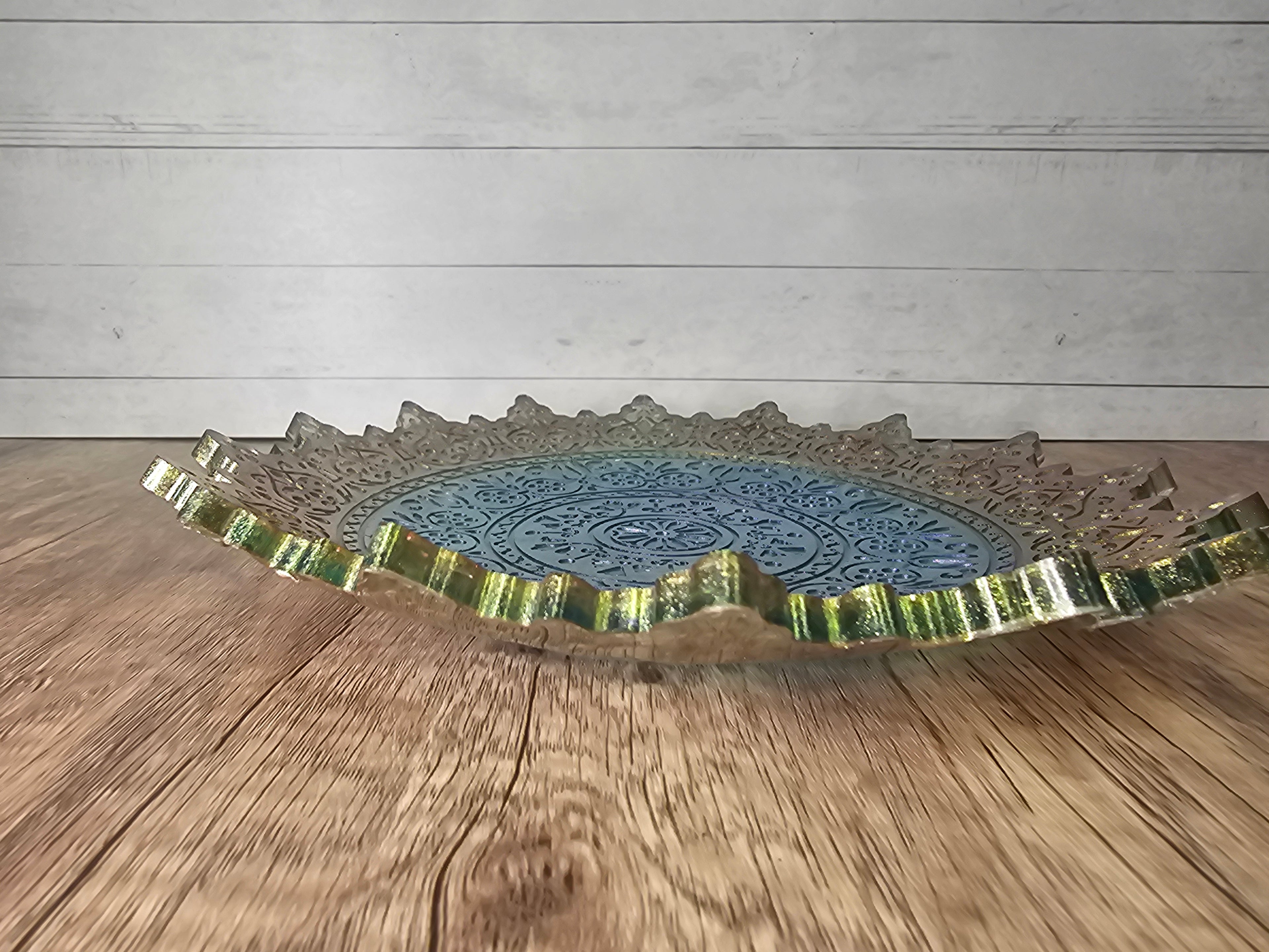 Resin Mandala Tray