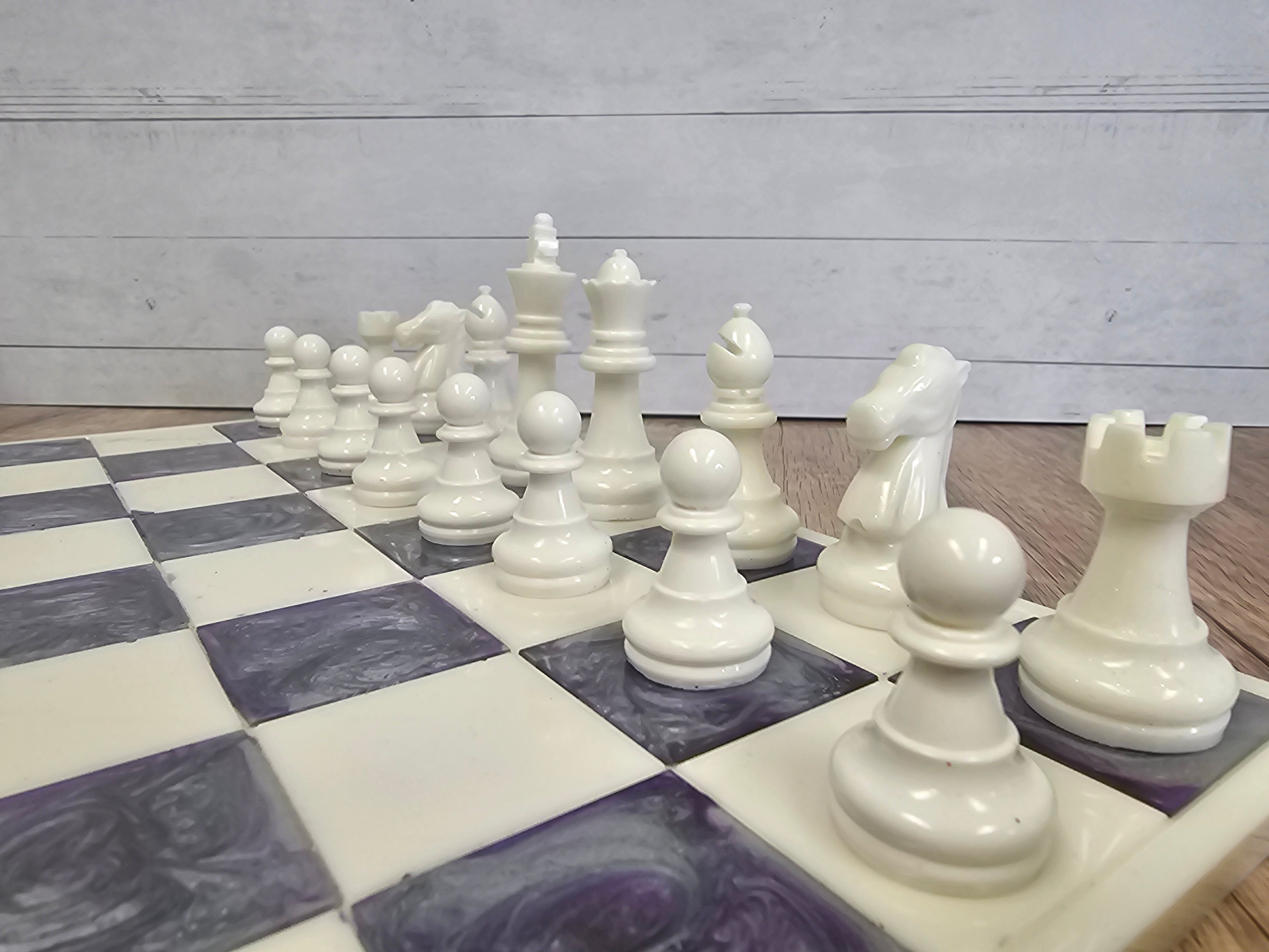 Resin chessboard