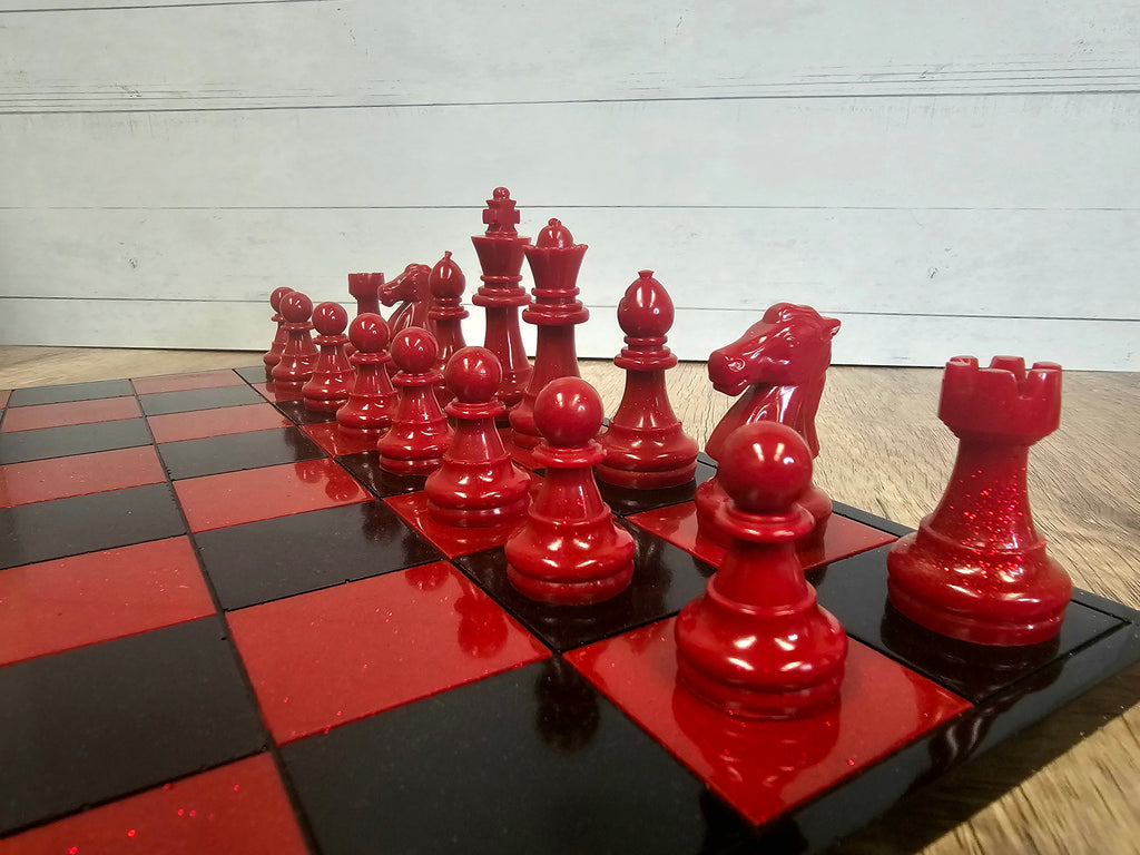 Resin chessboard