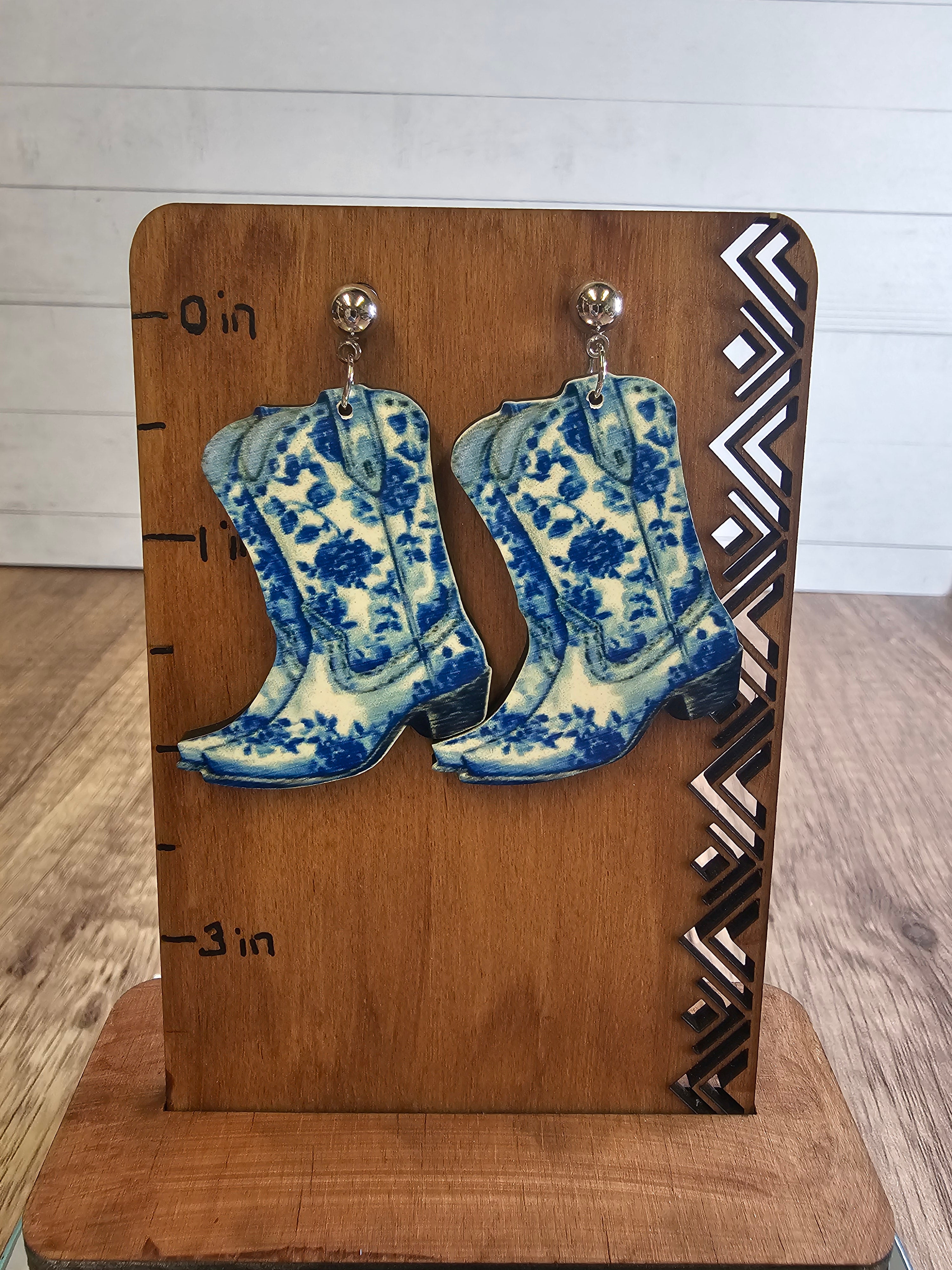 Boot Dangle Earrings