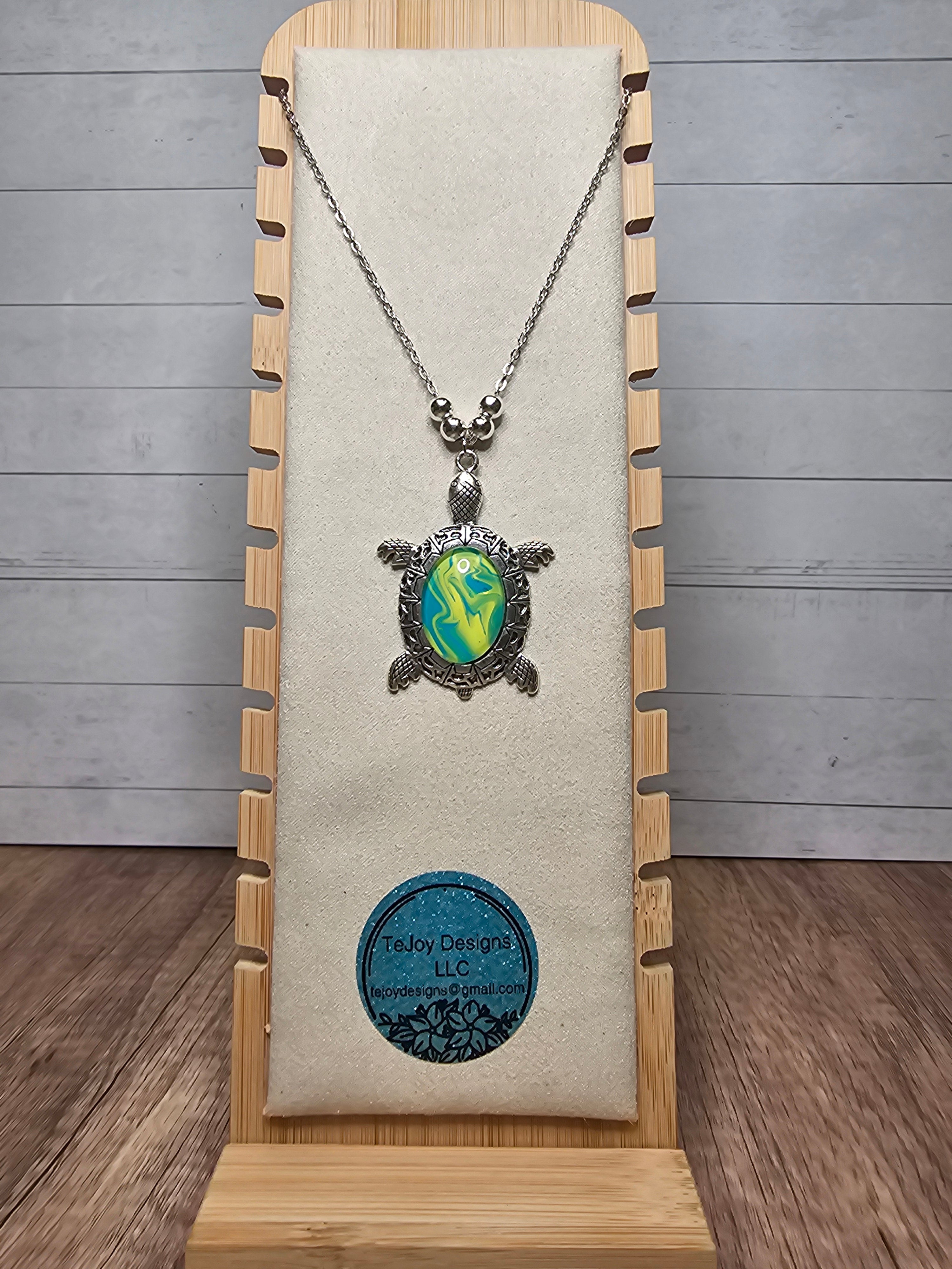 Sea Turtle Silver Necklace