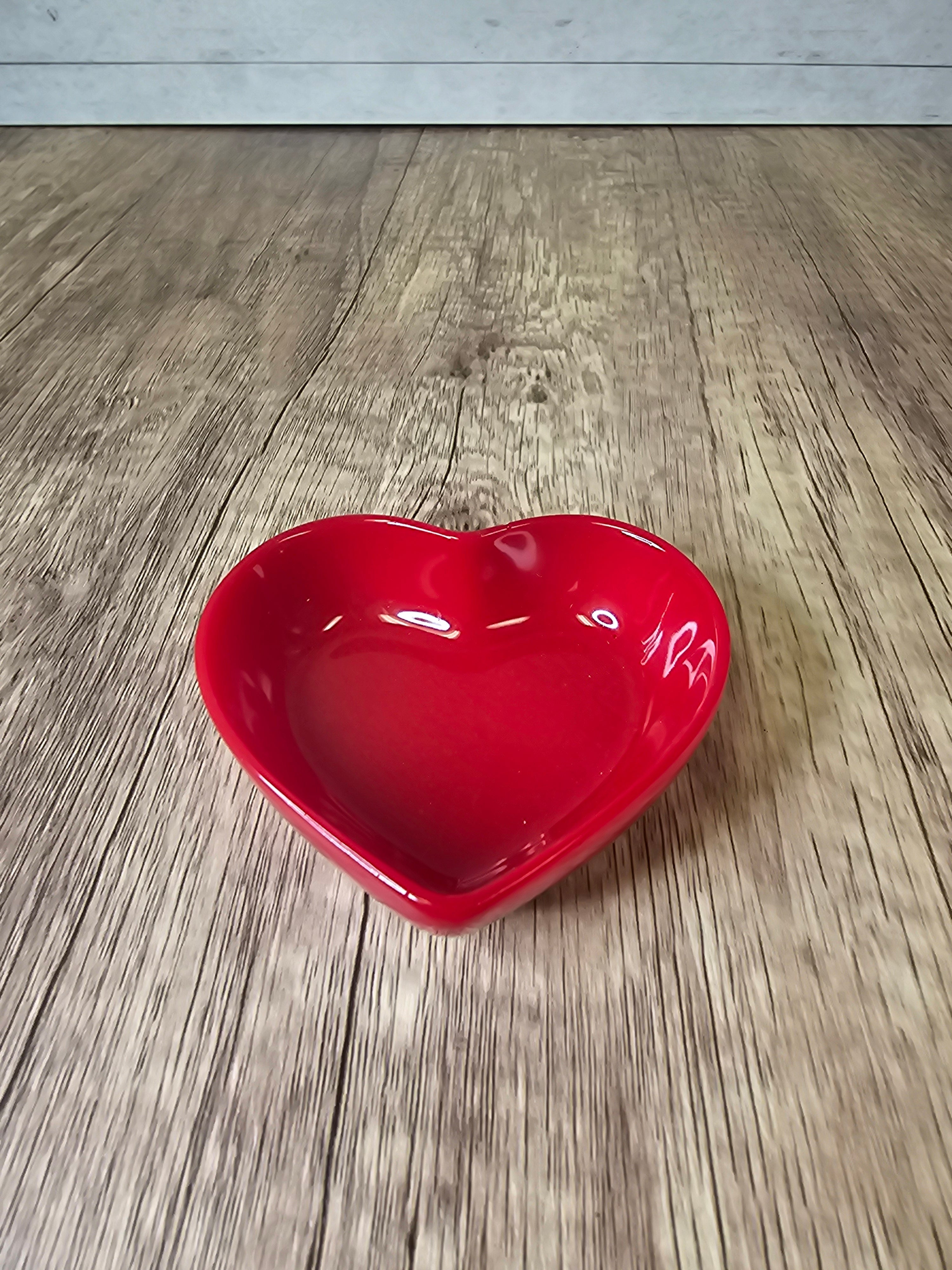 Resin Heart Trinket Bowl