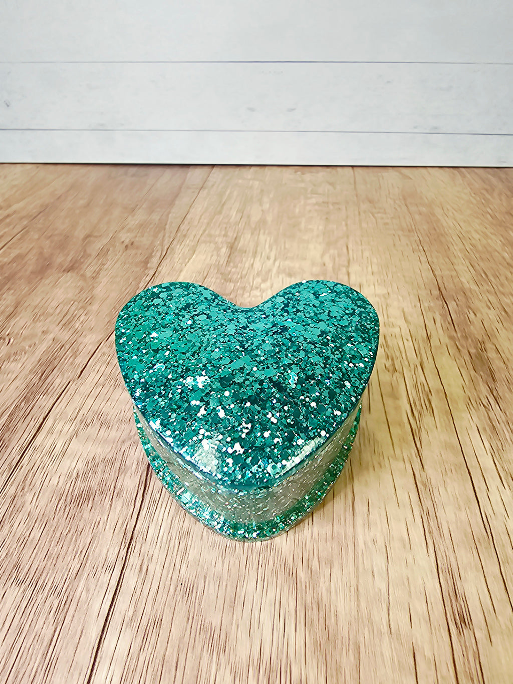 Resin Heart Jar