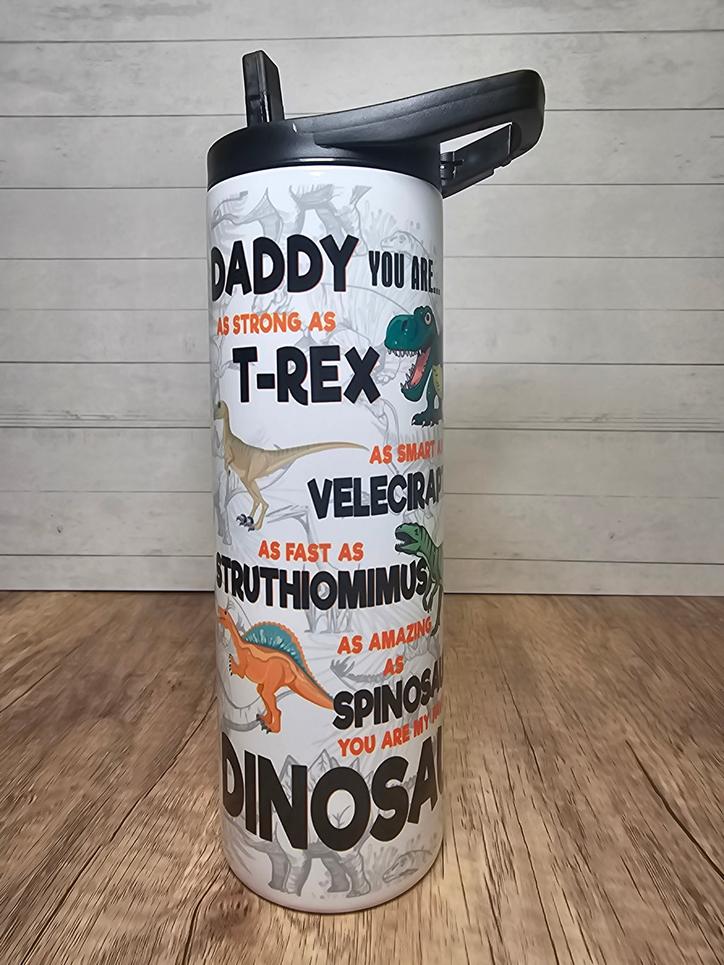 Daddysaurus Water Bottle