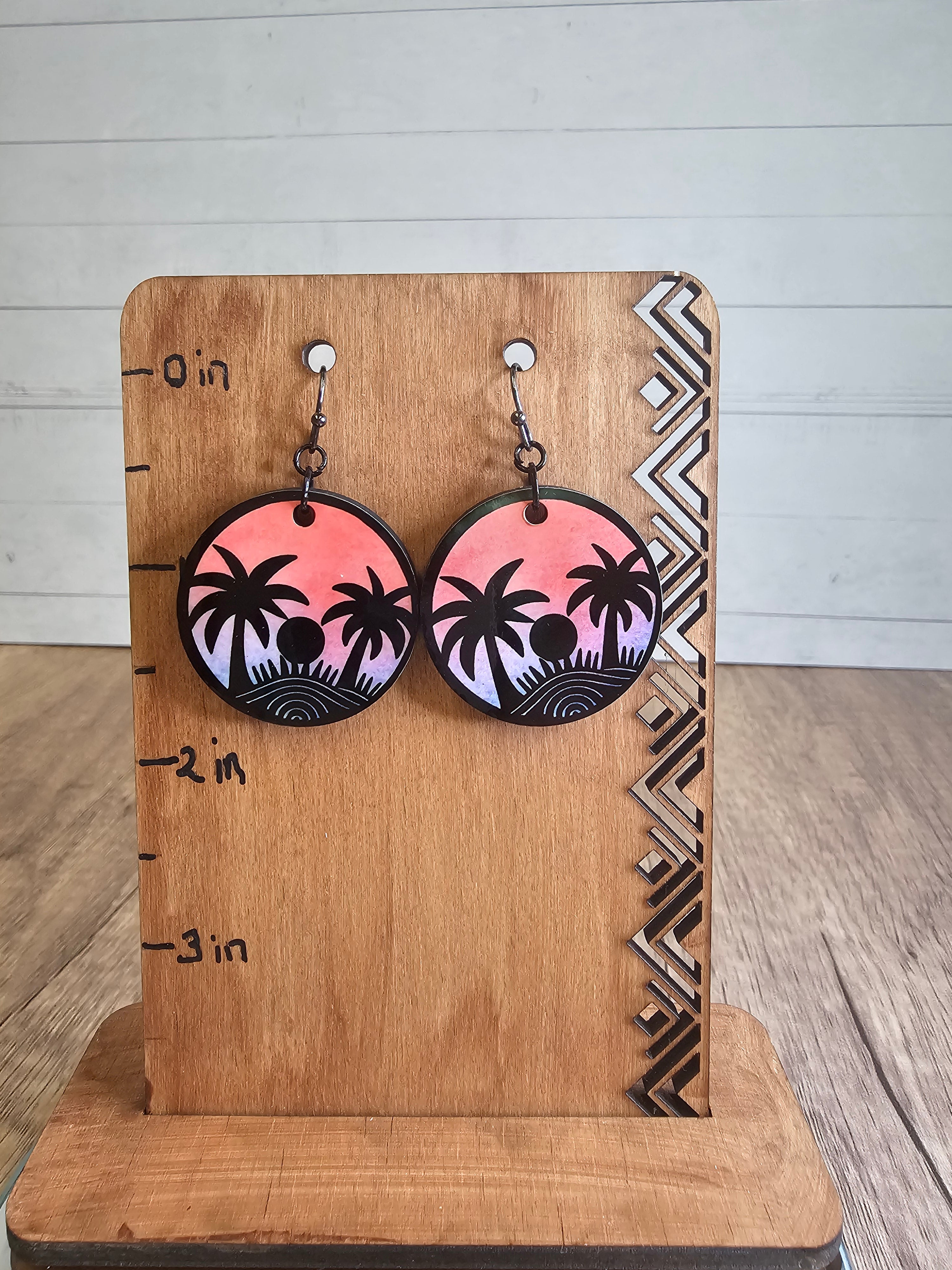 Ocean Scene Earrings