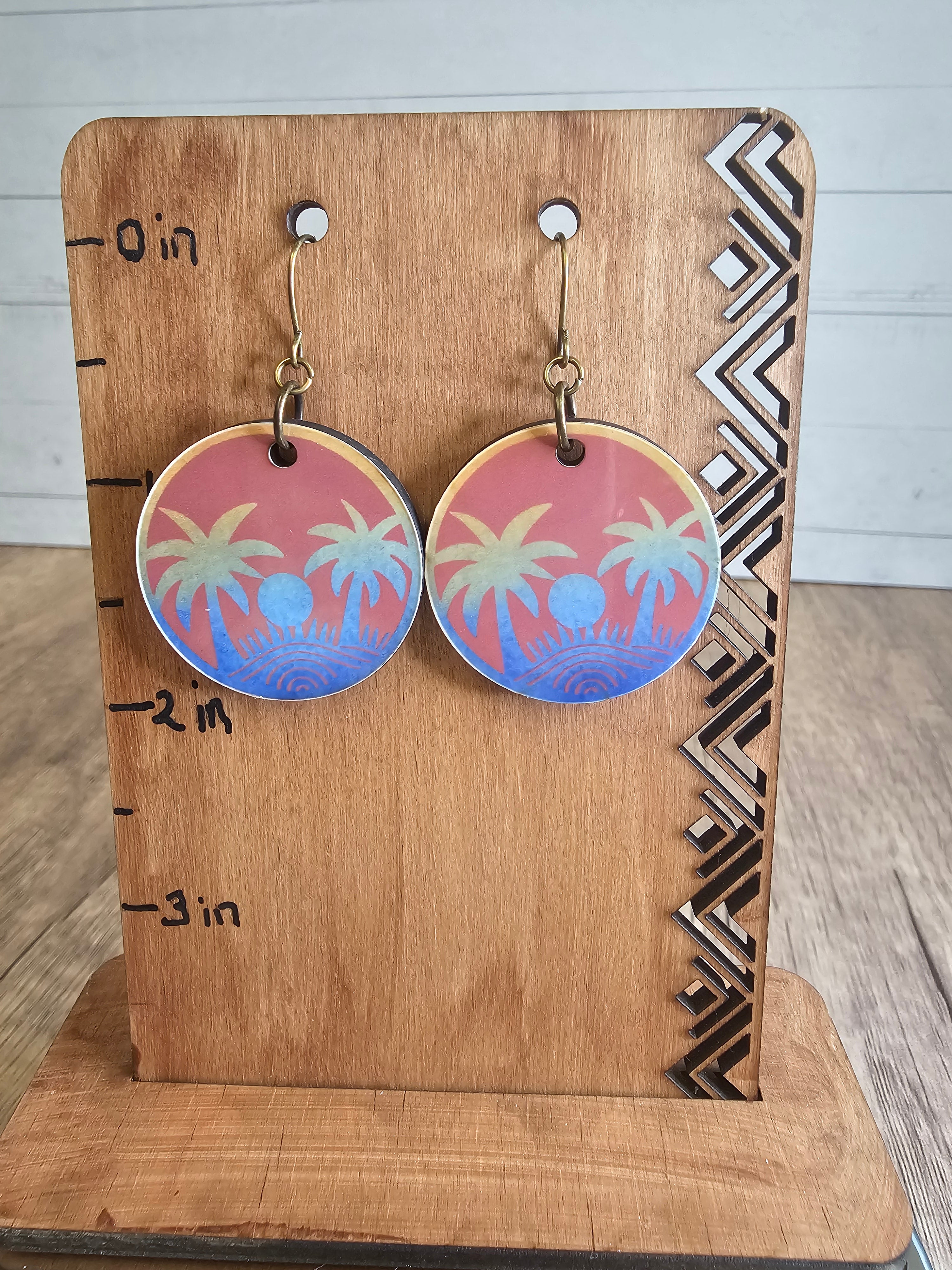 Ocean Scene Earrings