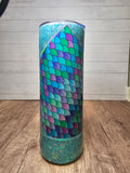 20 oz. Mermaid Scale Skinny Tumbler