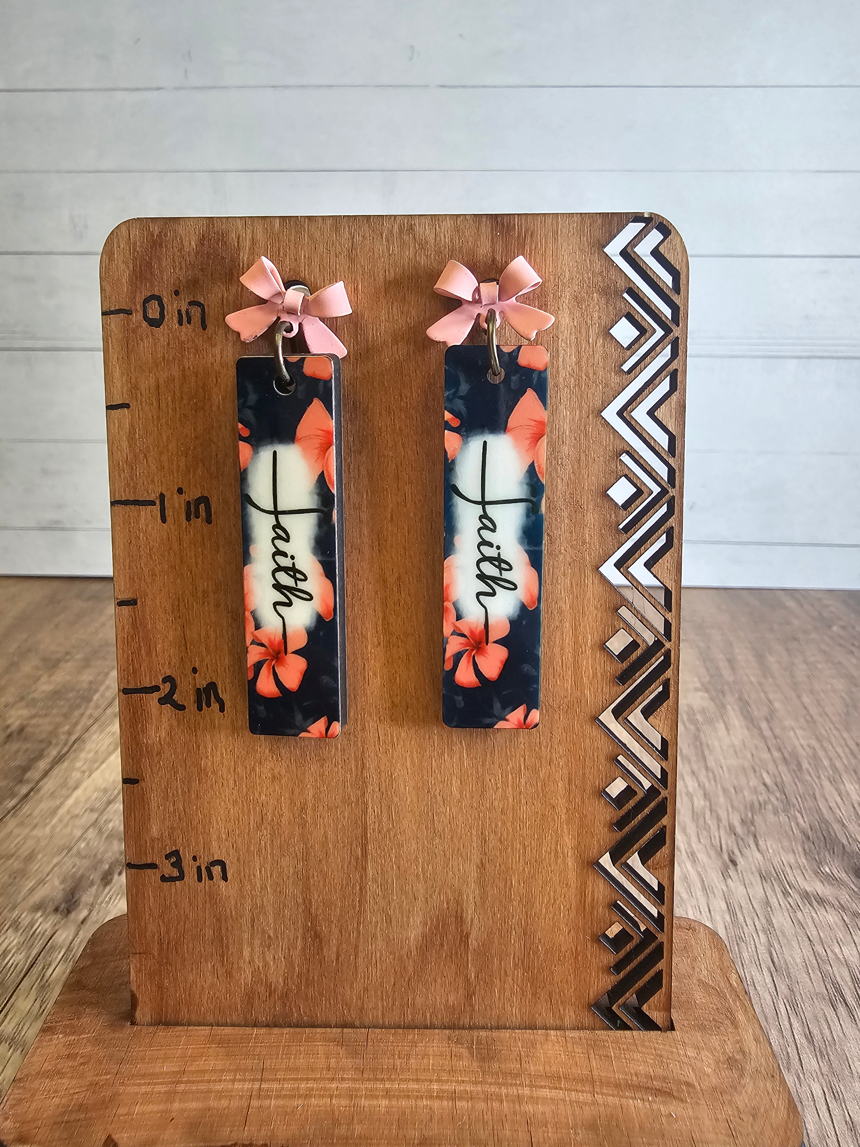 Faith Bar Earrings