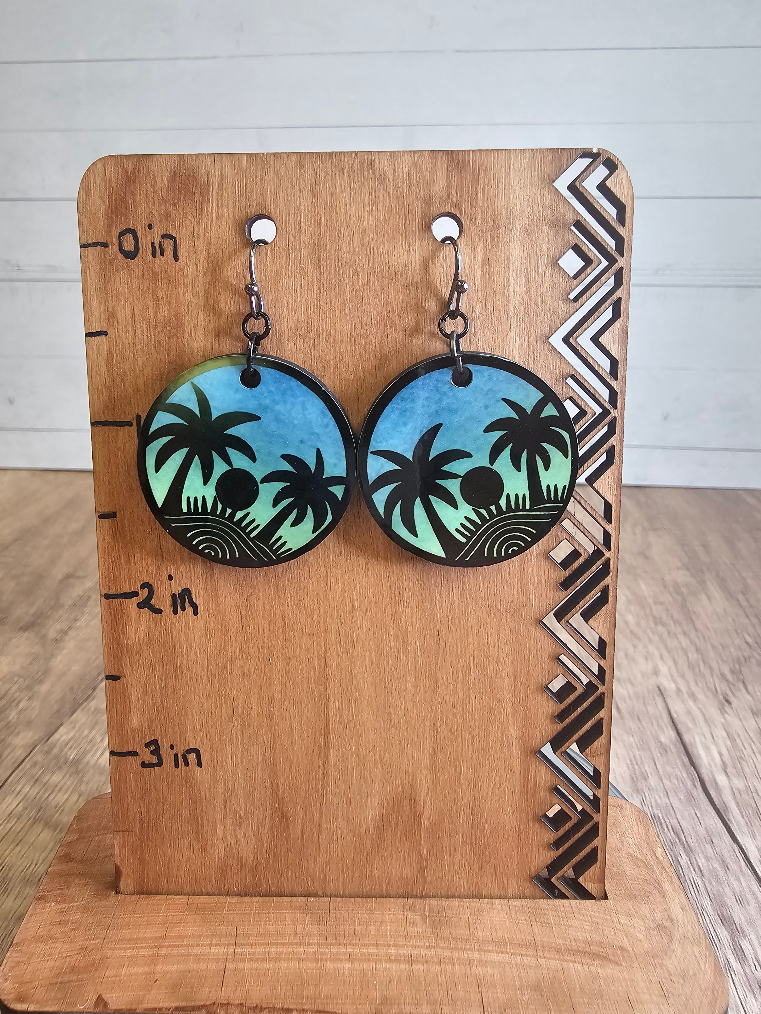 Ocean Scene Earrings
