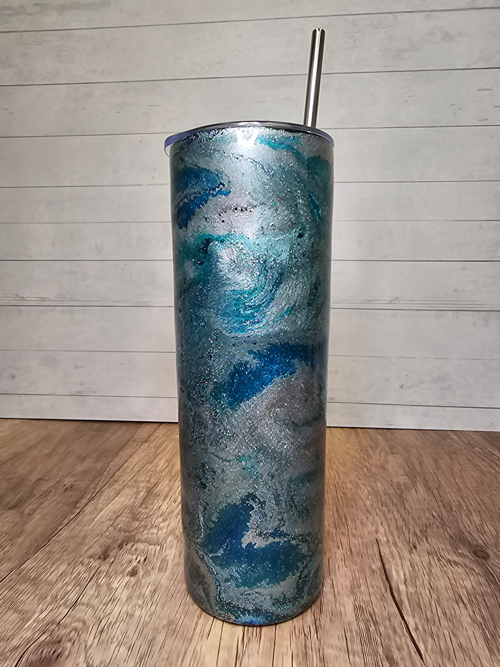 Resin Art Skinny Tumbler