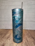 Resin Art Skinny Tumbler