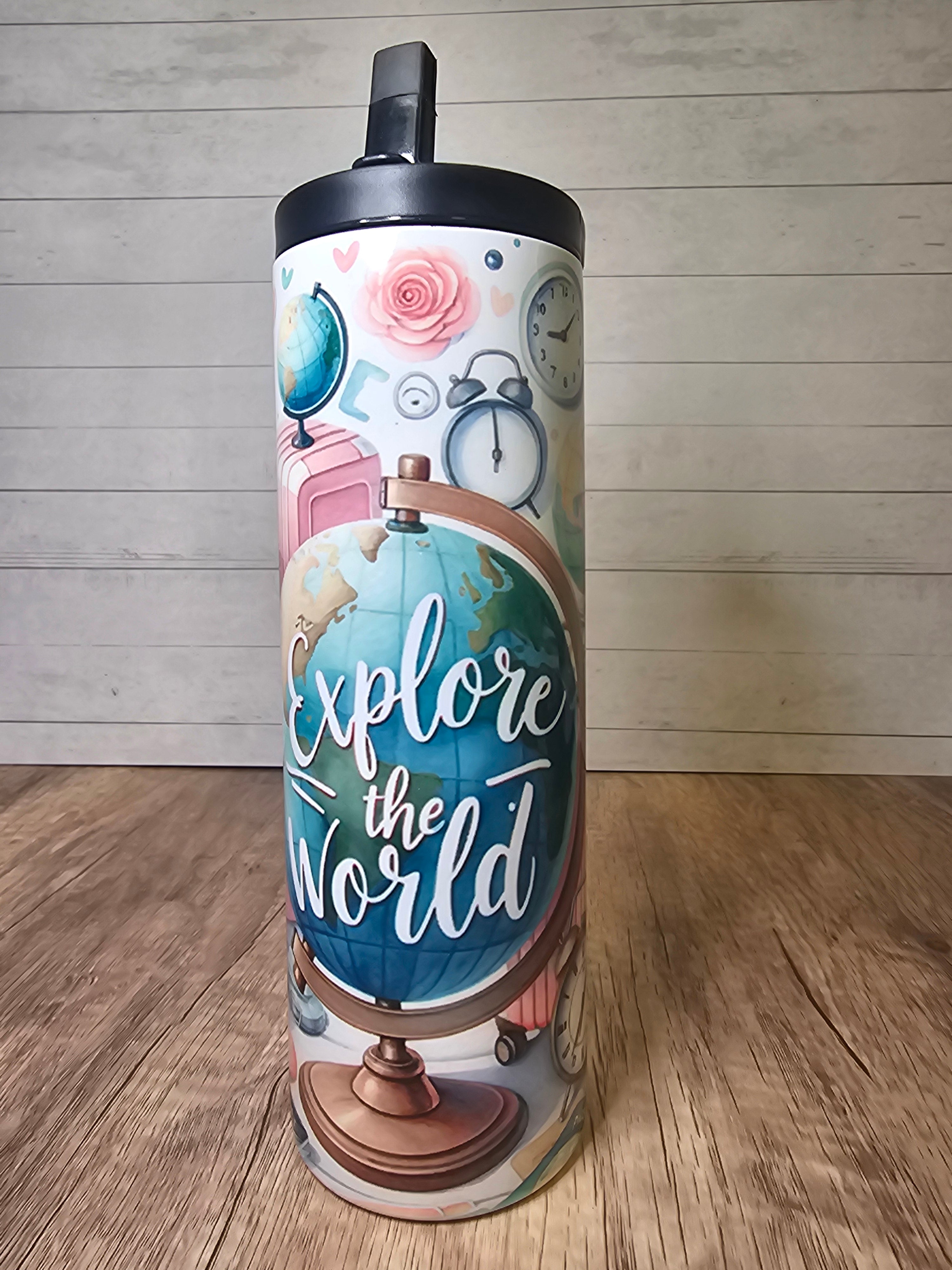 Explore the World Water Bottle