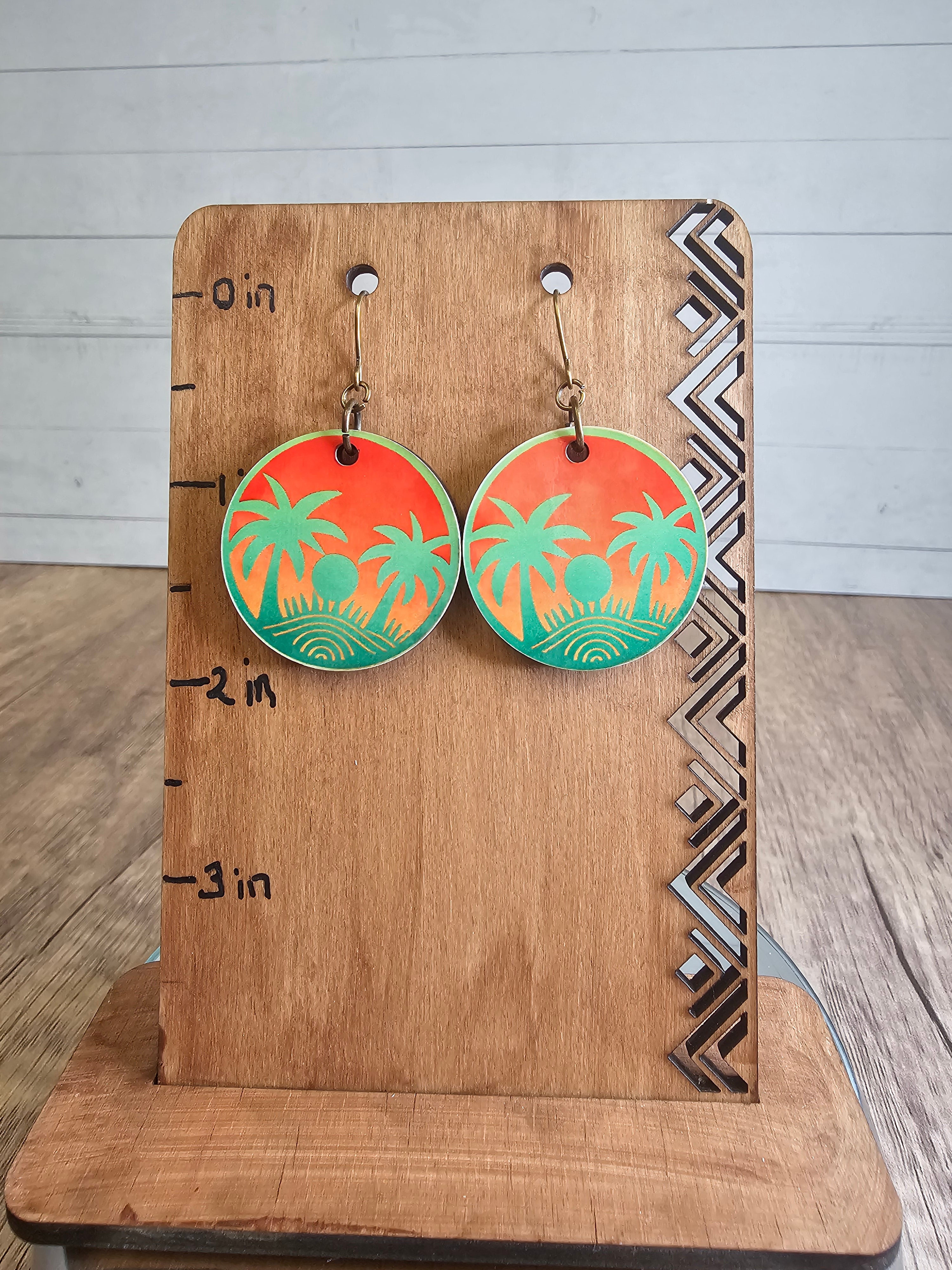 Ocean Scene Earrings
