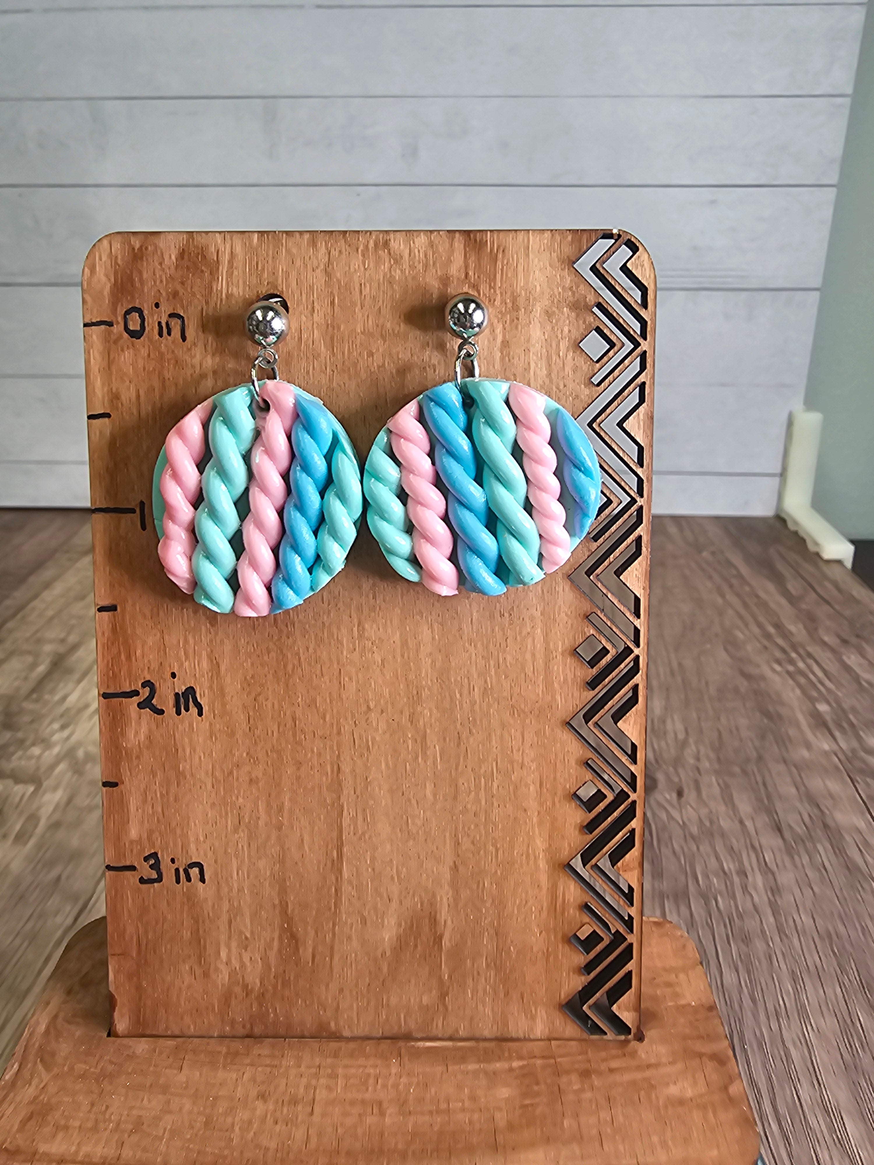 Clay earrings