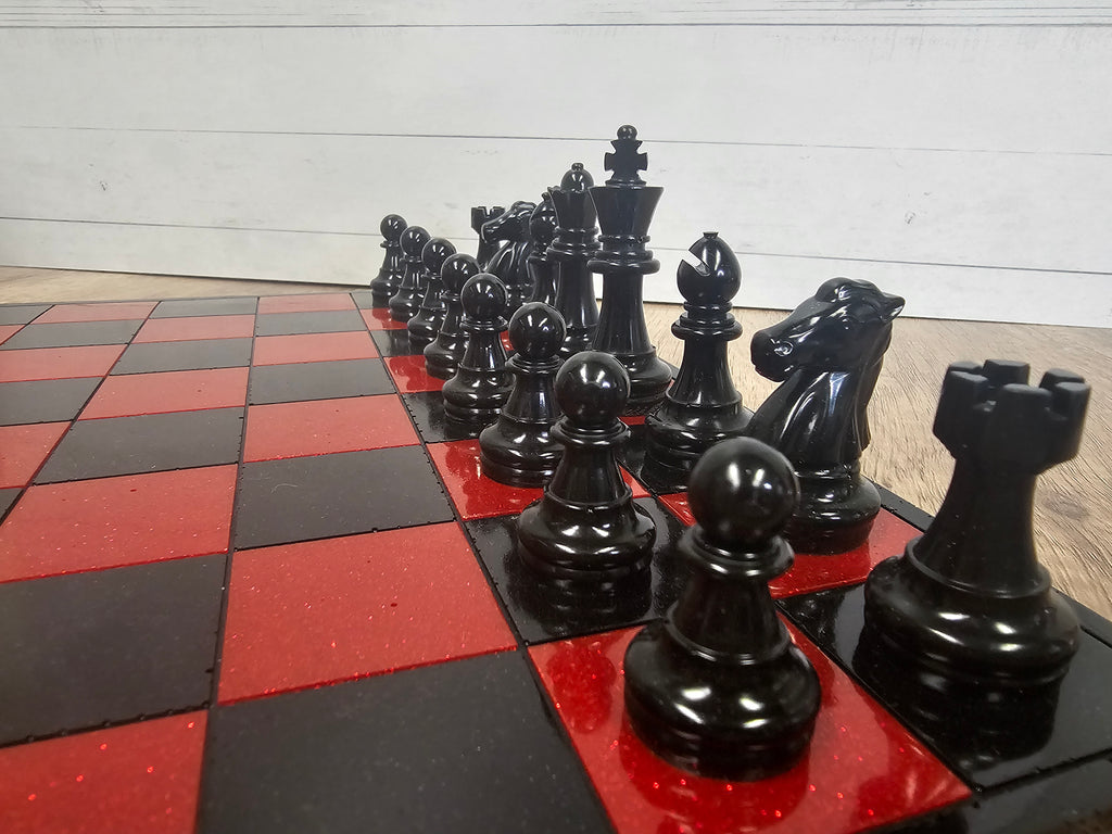 Resin chessboard